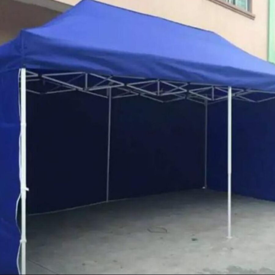 Tenda lipat matic 3x6 premium + dinding 3 sisi